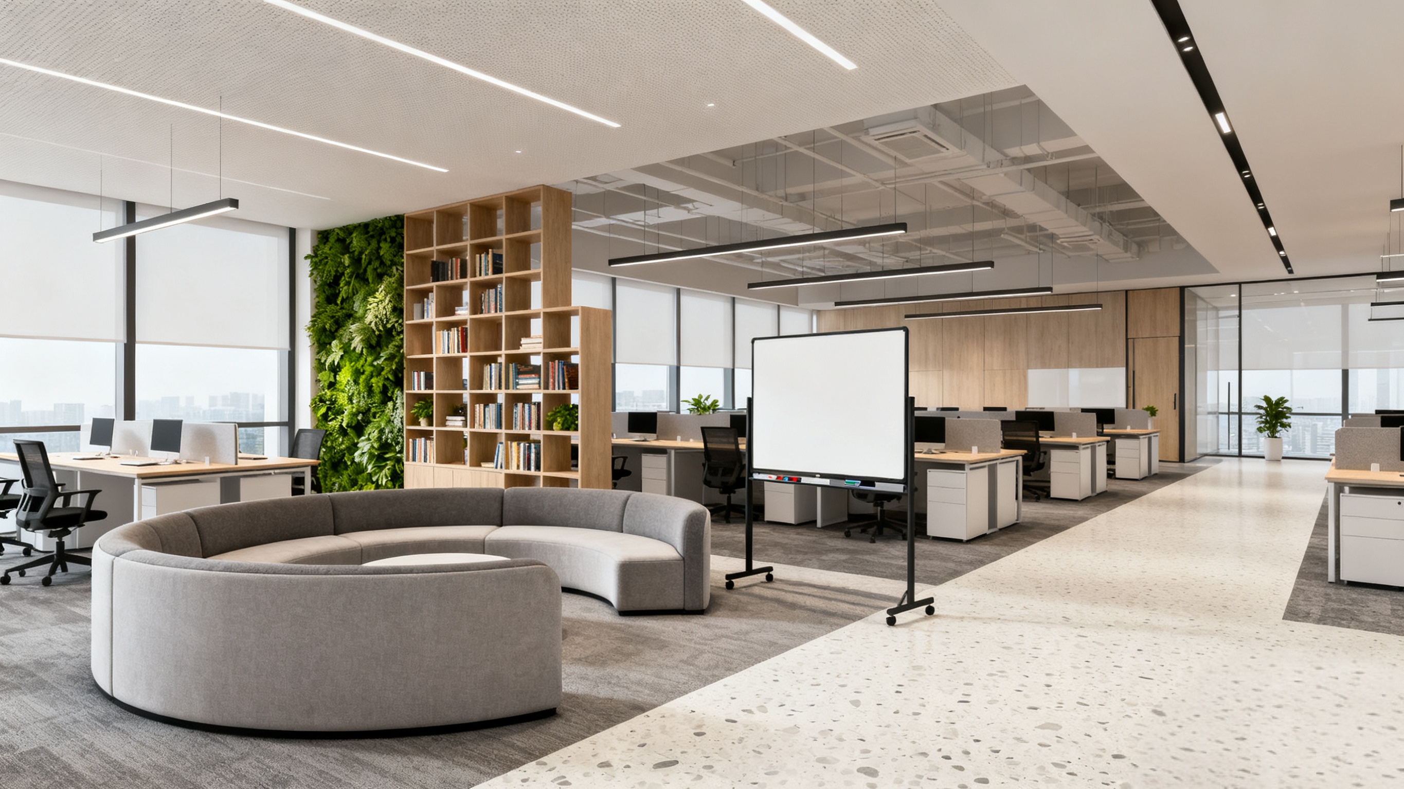 開放式辦公室太吵？如何平衡“協(xié)作”與“專注”的裝修設(shè)計(jì)