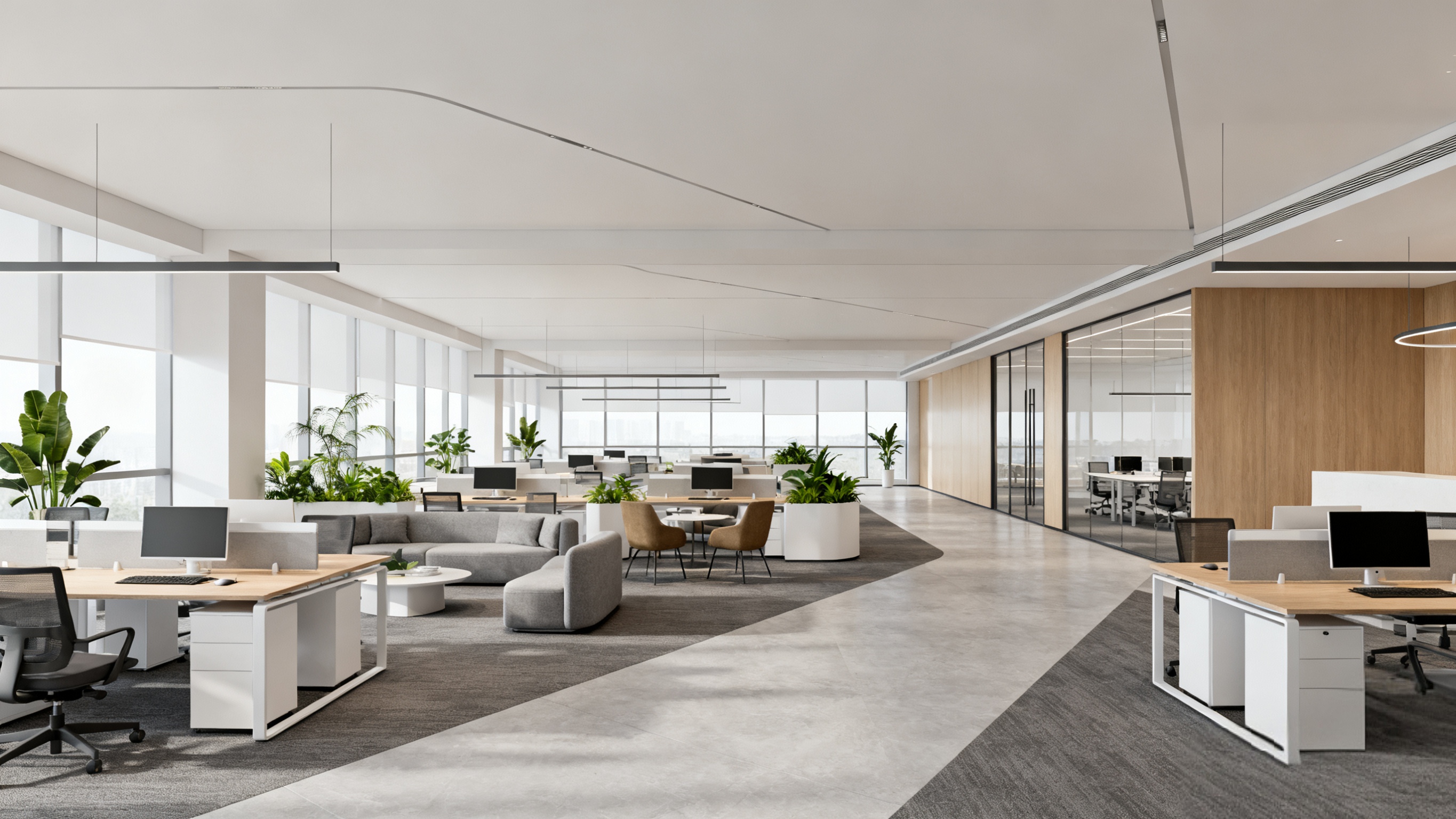 健康、協(xié)作、高效：現(xiàn)代大型辦公室設計的三大核心價值